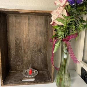 Red Stretch Band Ring